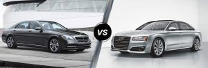 So sánh mercedes-benz s450 4matic với Audi A8 phiên bản 2019